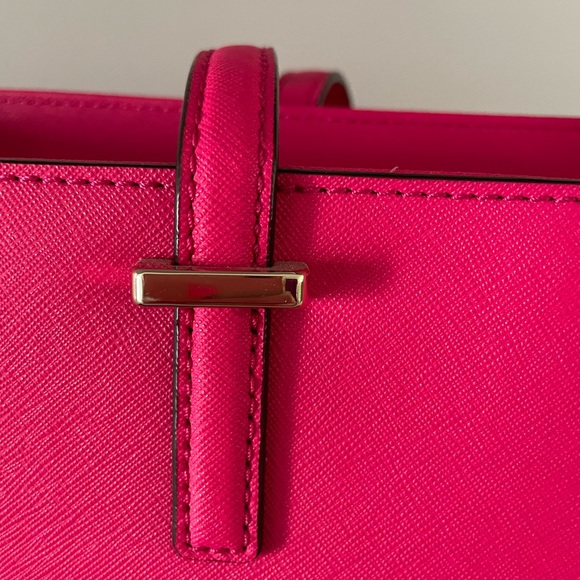 Kate Spade Leather Tote Bag Pink - Picture 2 of 16